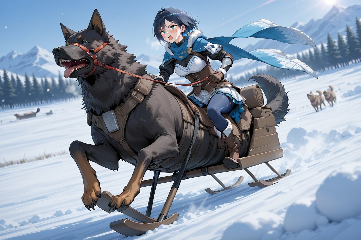 風を切って進む。 | の人気AIイラスト・グラビア