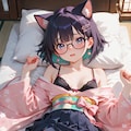 私立猫耳学園高等部和装制服（オリジナル） 3枚目