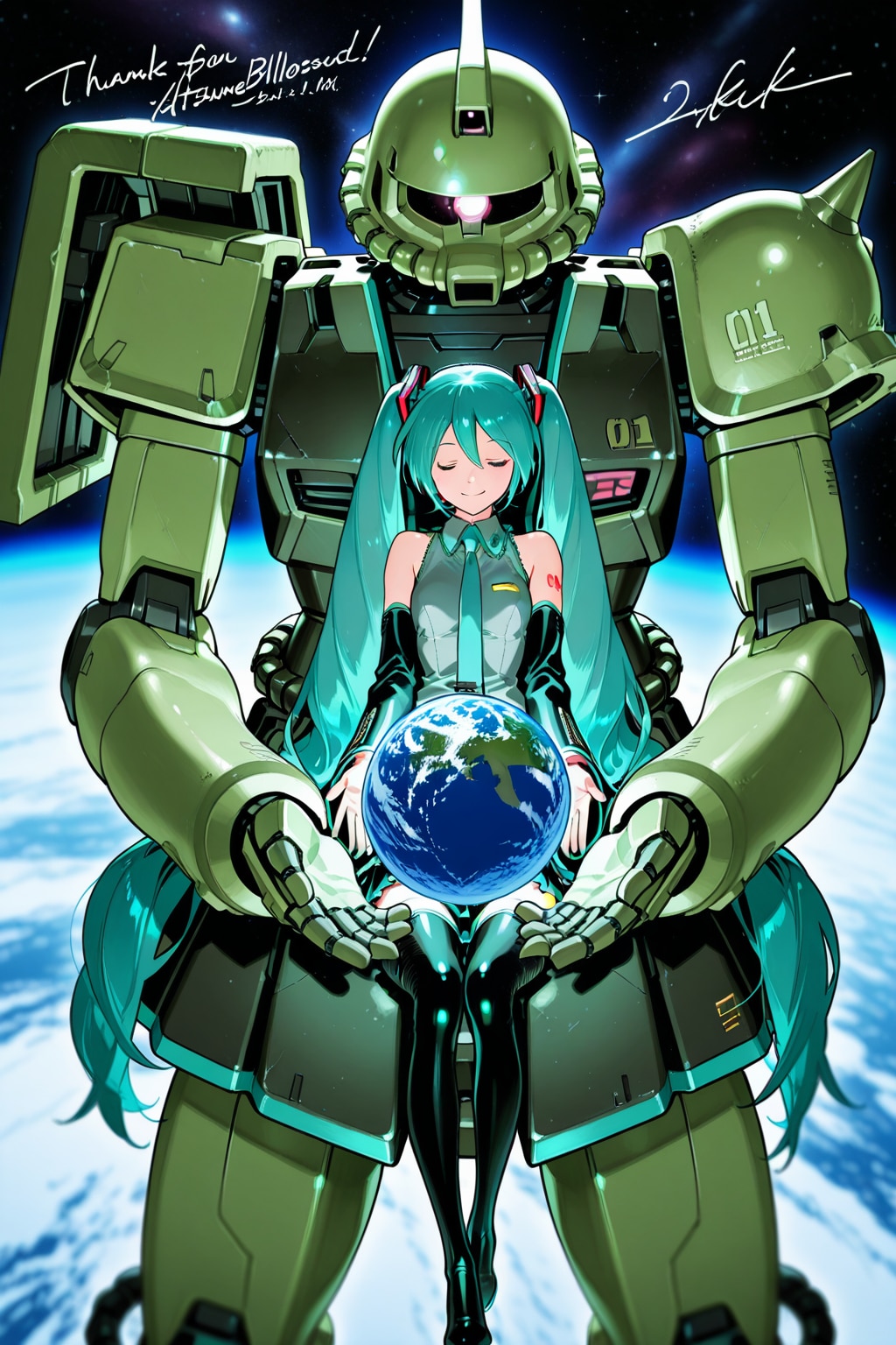 3月9日ミクの日&ザクの日&ありがとうの日🤗