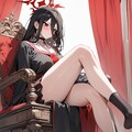 綺麗なおみ足でございます【ブルアカ・羽川ハスミ】 10枚目