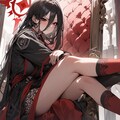綺麗なおみ足でございます【ブルアカ・羽川ハスミ】 6枚目