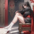 綺麗なおみ足でございます【ブルアカ・羽川ハスミ】 3枚目
