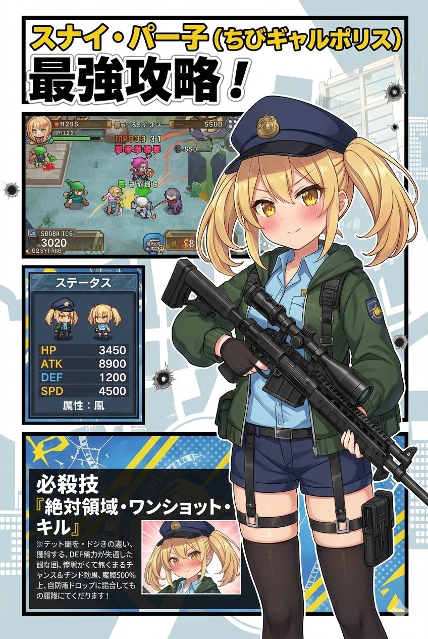 スナイ・パー子最強攻略！