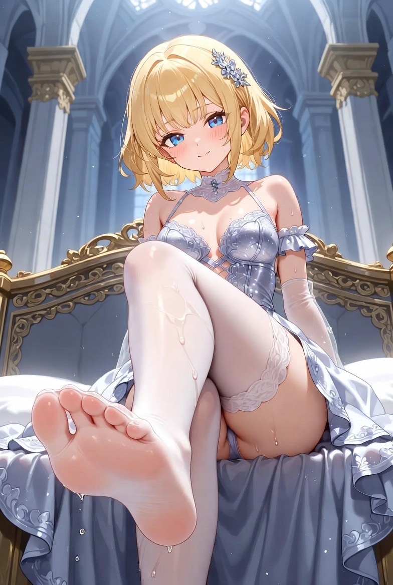 小悪魔お嬢様の足に翻弄される