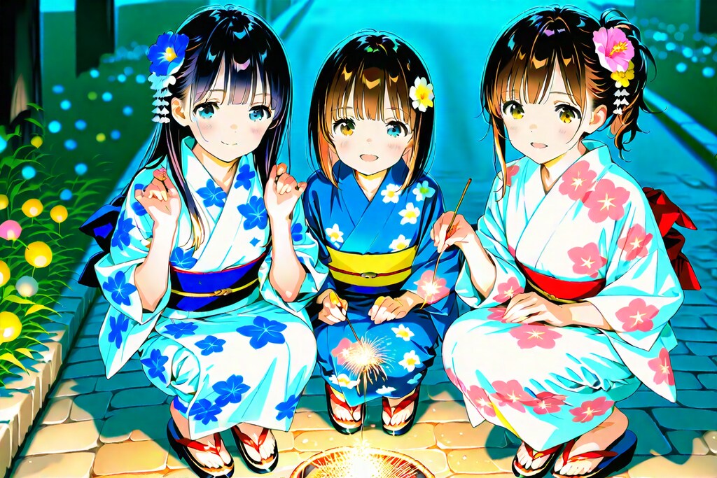 浴衣で花火(DRAGON)(4)