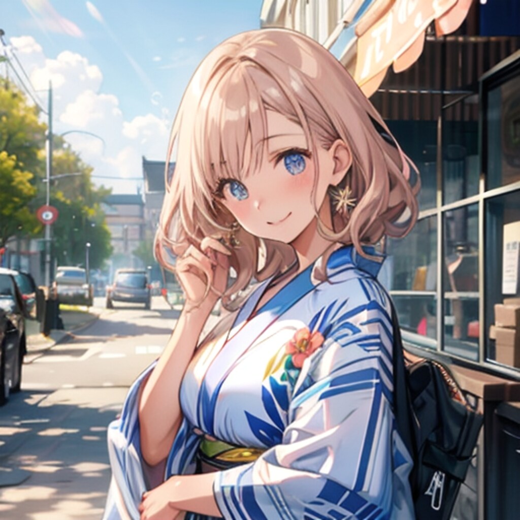 浴衣でお出かけ