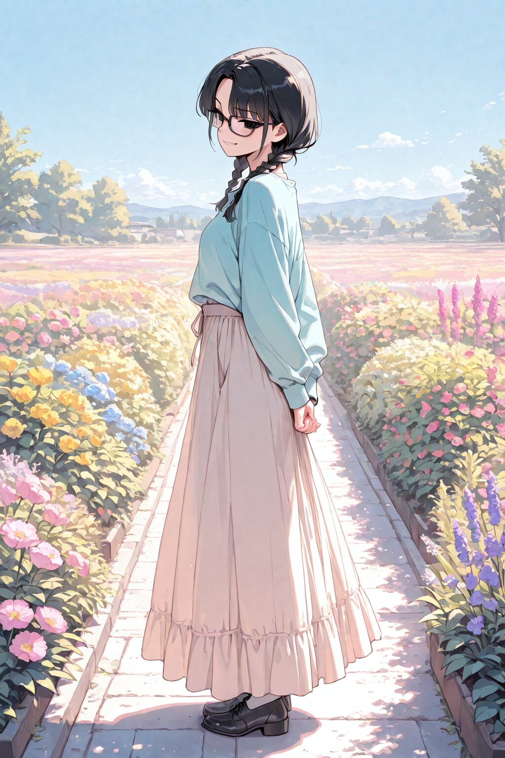 春の公園にて