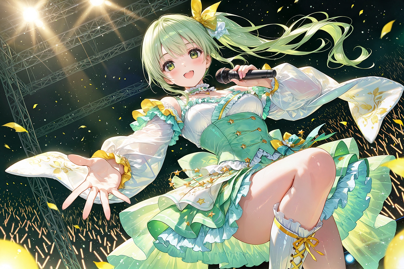 きみどりライブ | の人気AIイラスト・グラビア