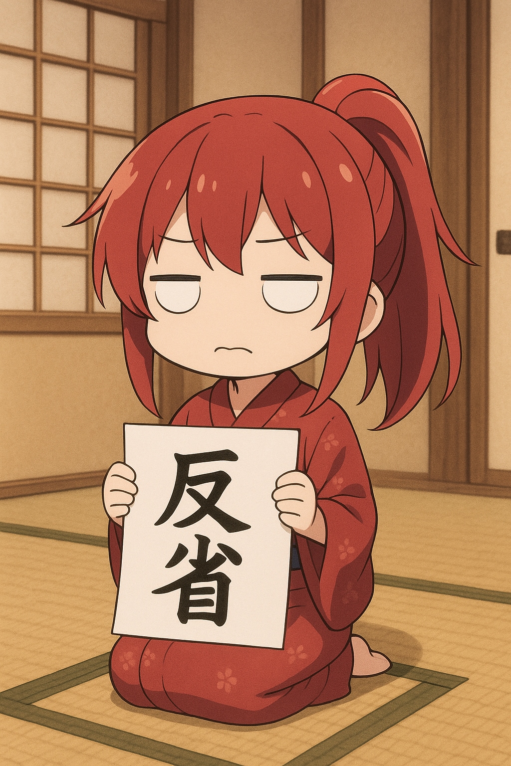 反省する侍ちゃん