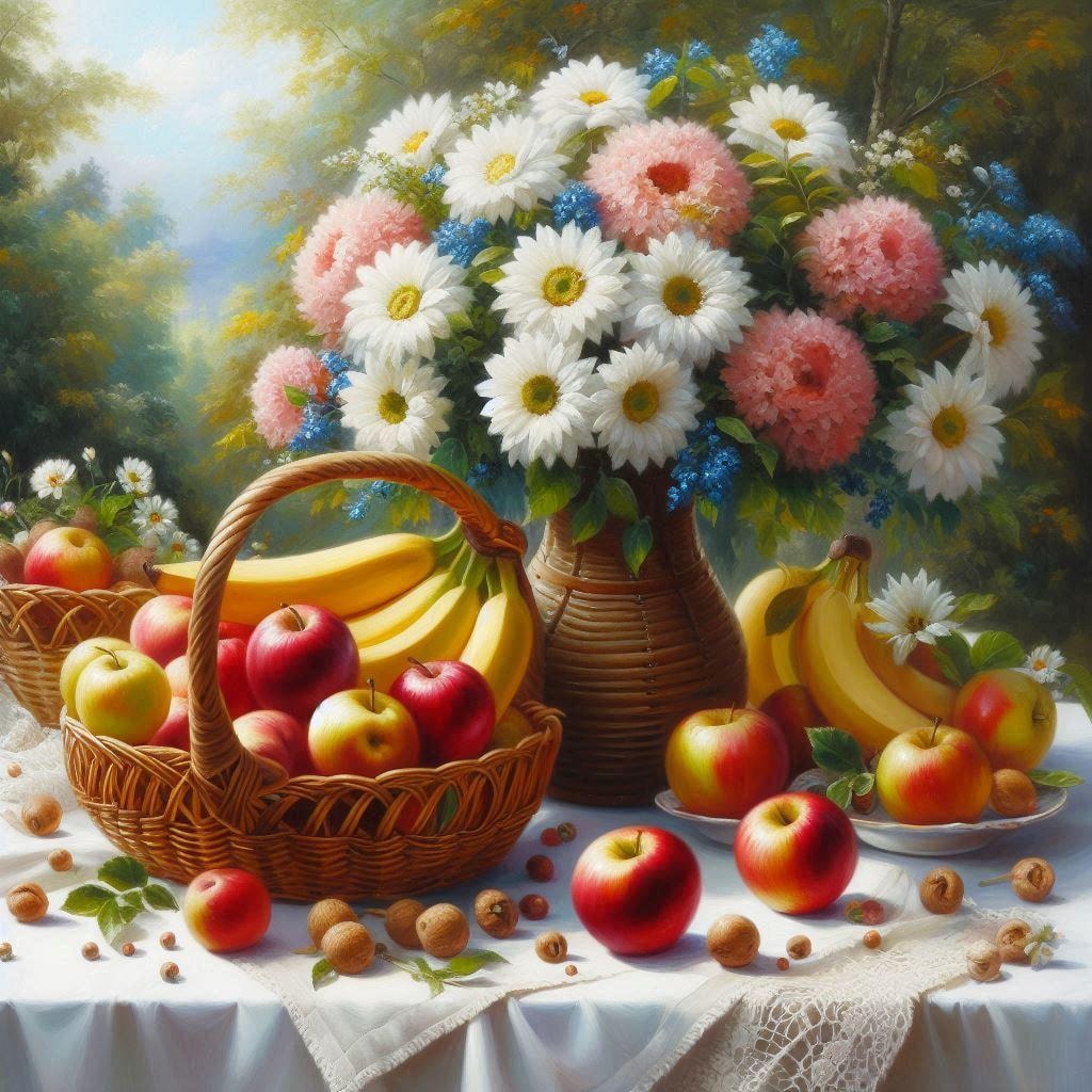 特に理由のない油絵