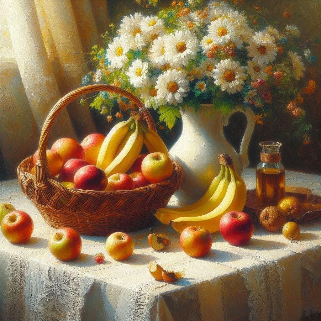 特に理由のない油絵