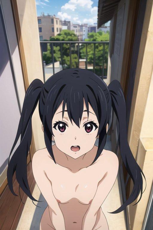 梓ベランダ大露出