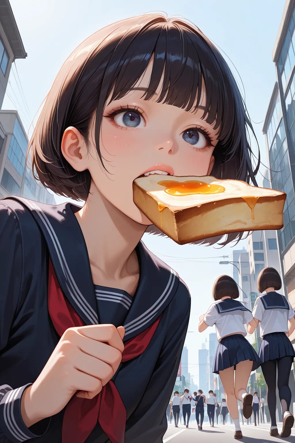 トーストラン大女子高生