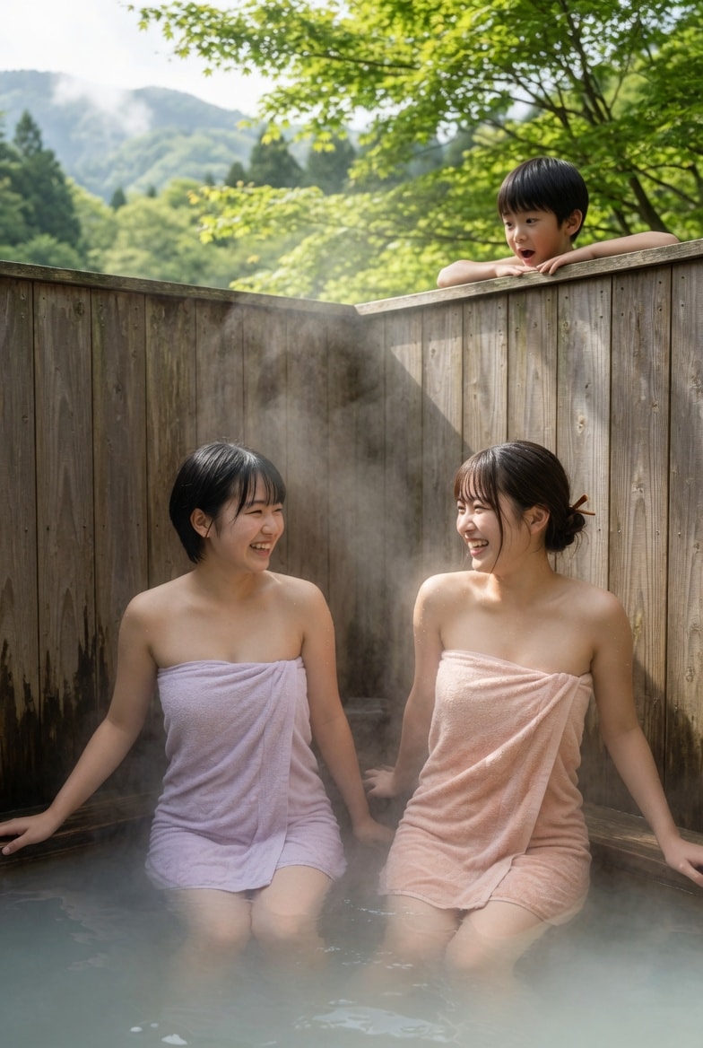 仲良し露天風呂