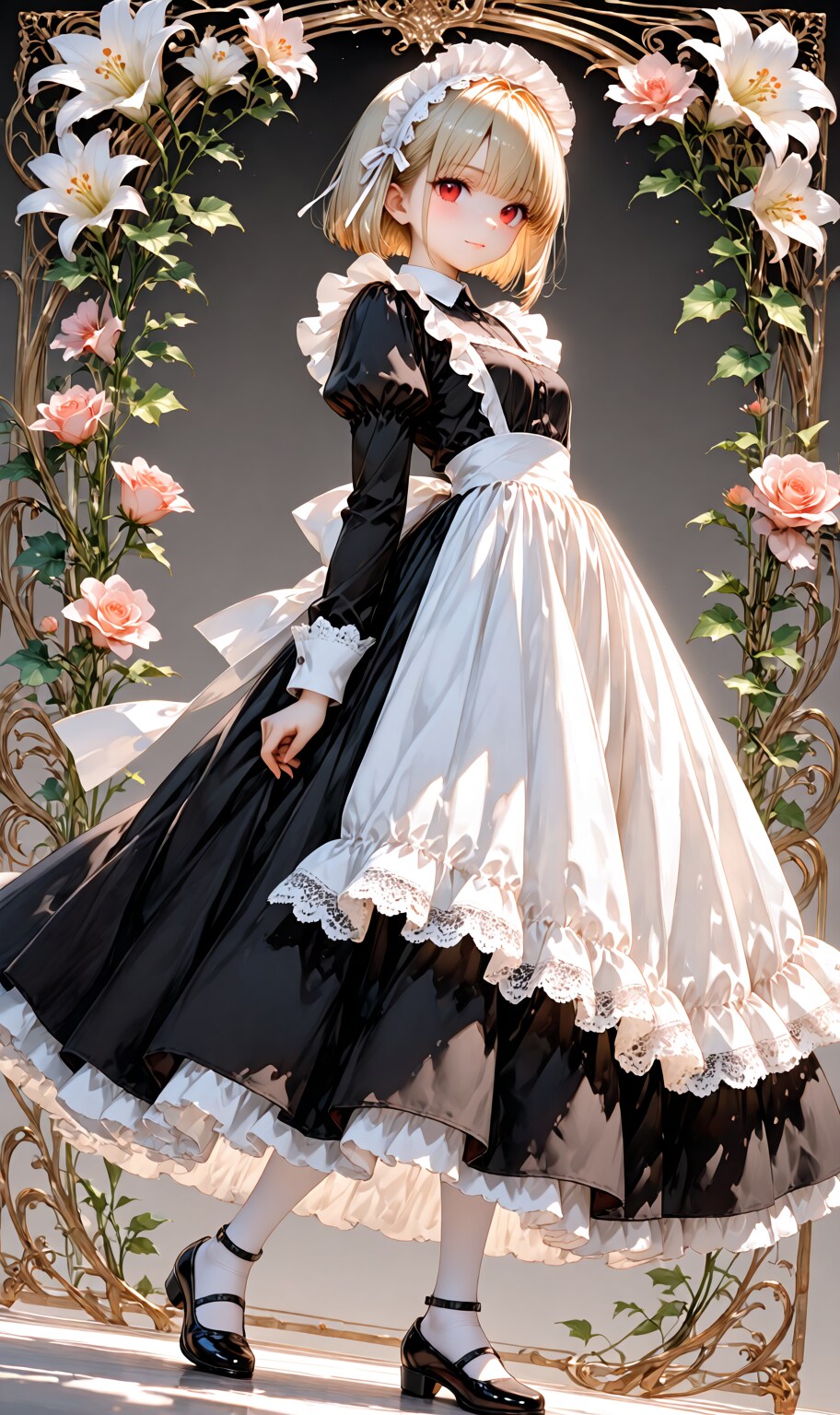 long maid dress | の人気AIイラスト・グラビア