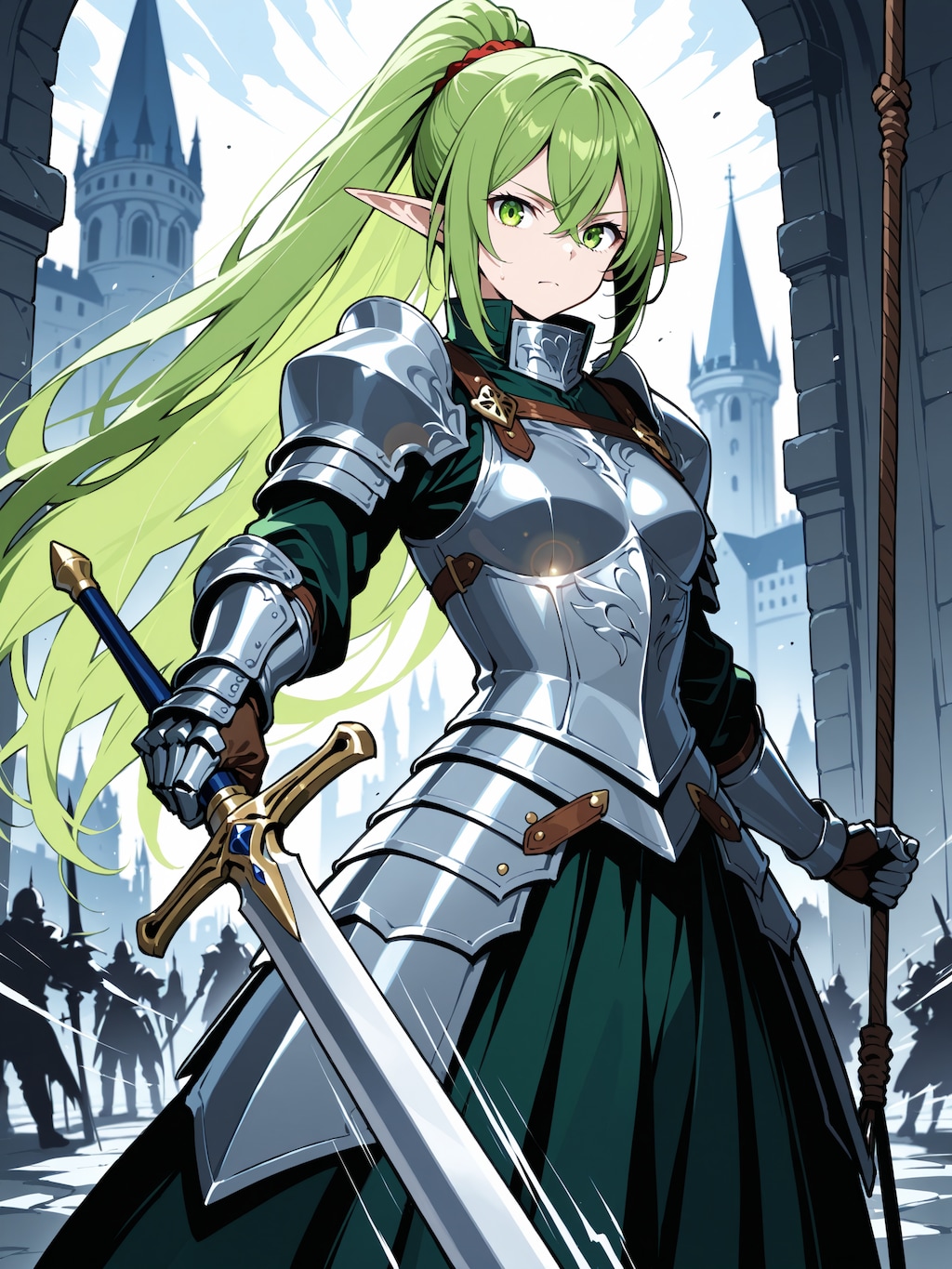 エルフのロンスカ騎士 エレノア