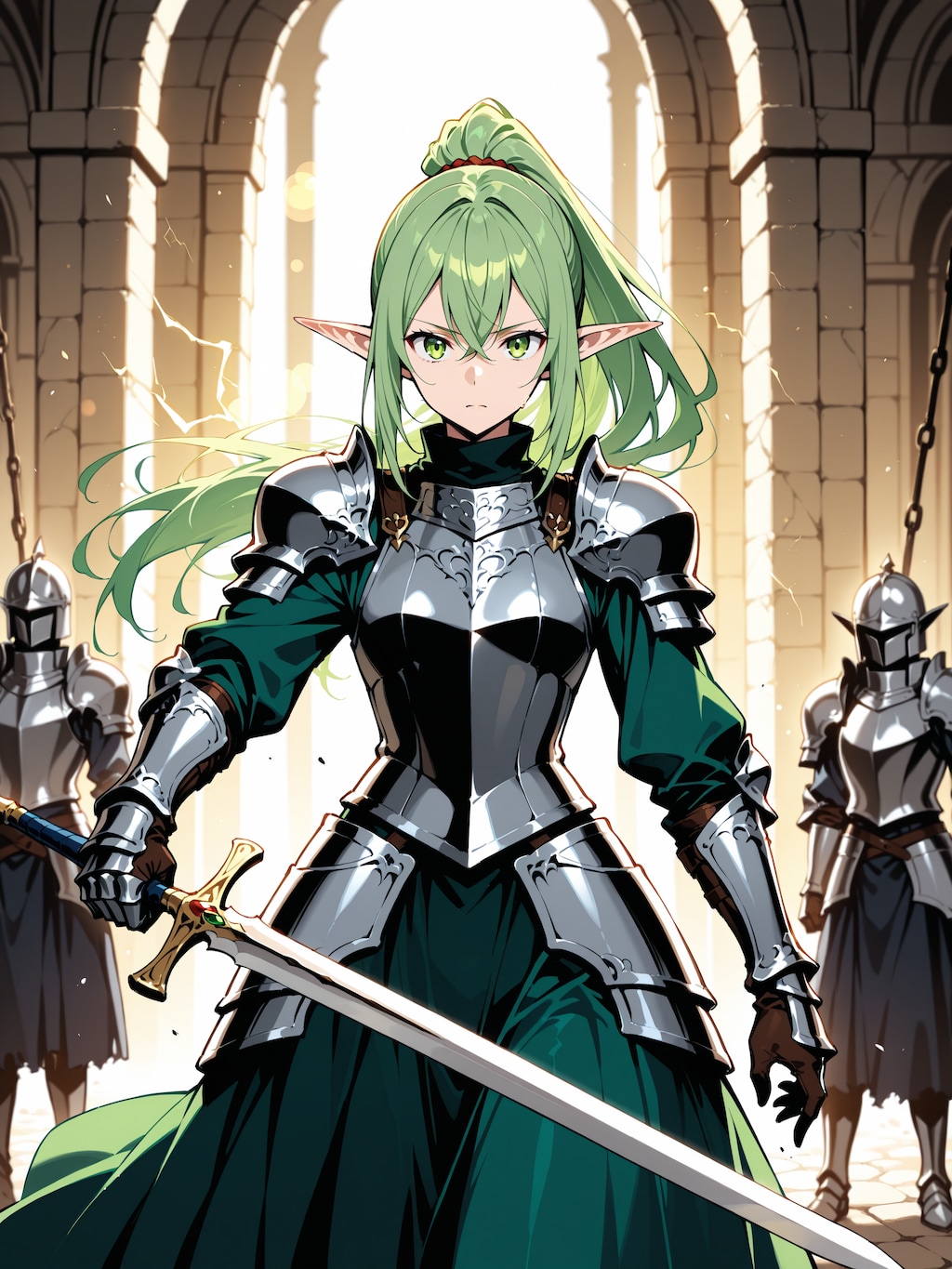 エルフのロンスカ騎士 エレノア