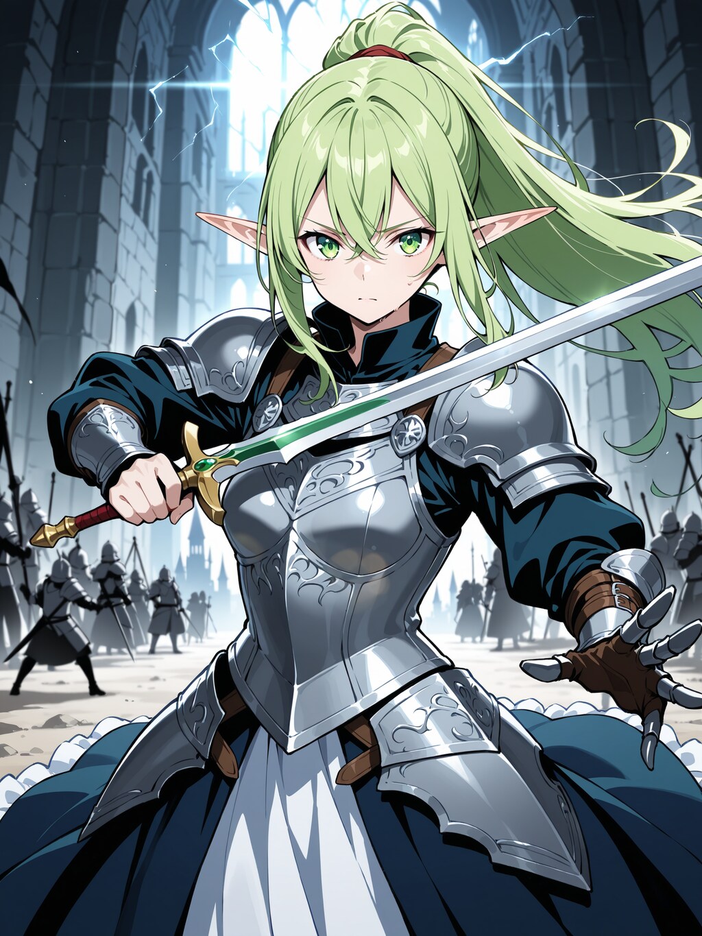 エルフのロンスカ騎士 エレノア