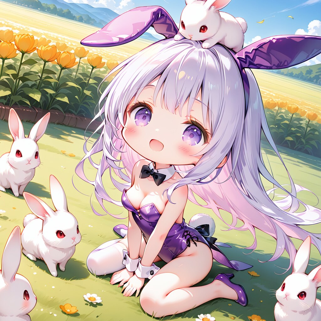 ちびエリナとうさぎさん (QILIN)