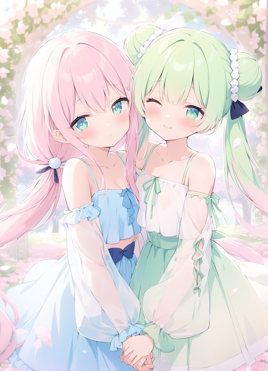 春風と水音