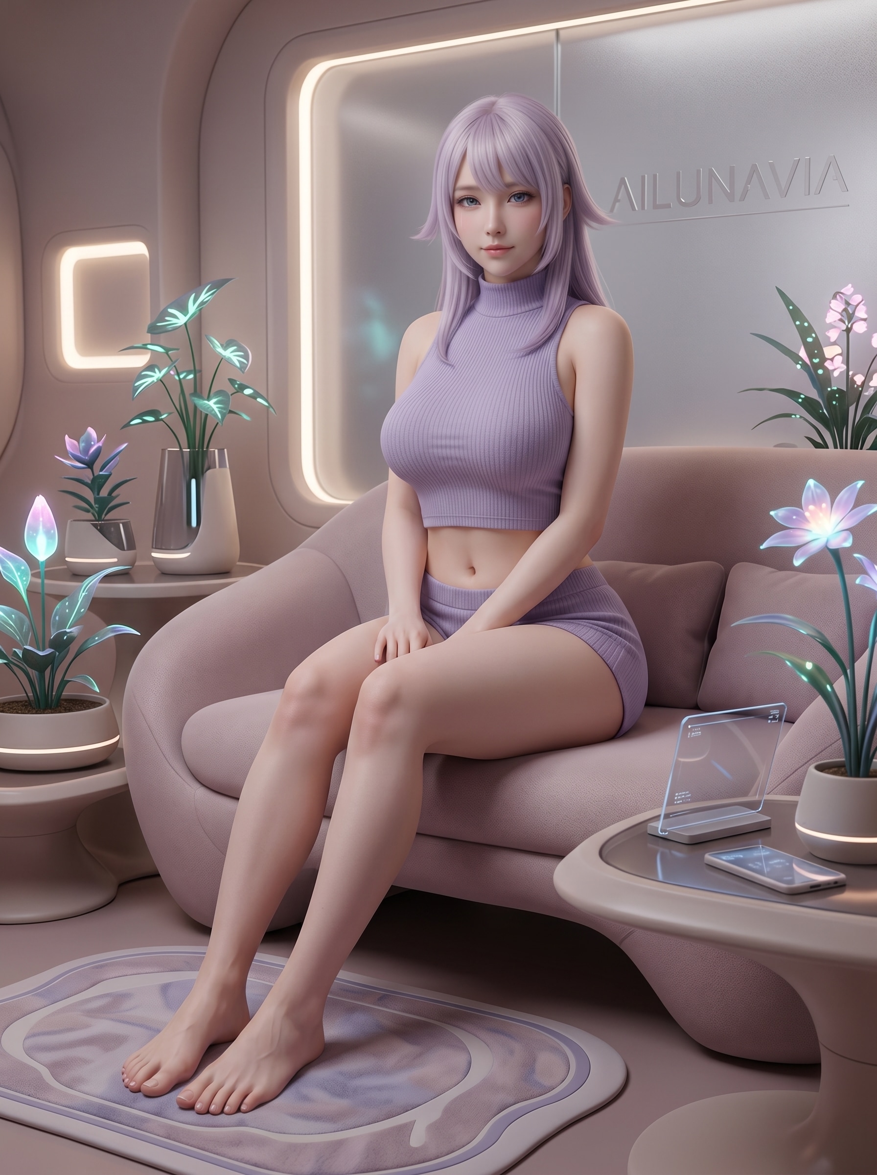 LUNA　マイルームにて