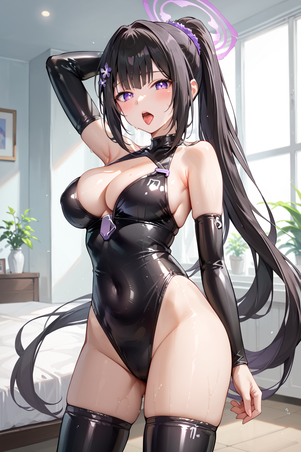乙花スミレ　ラバースーツ　立ち姿