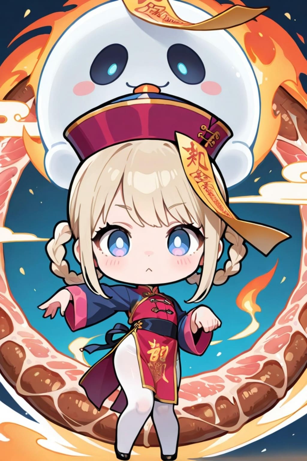 金髪のキョンシーちゃん