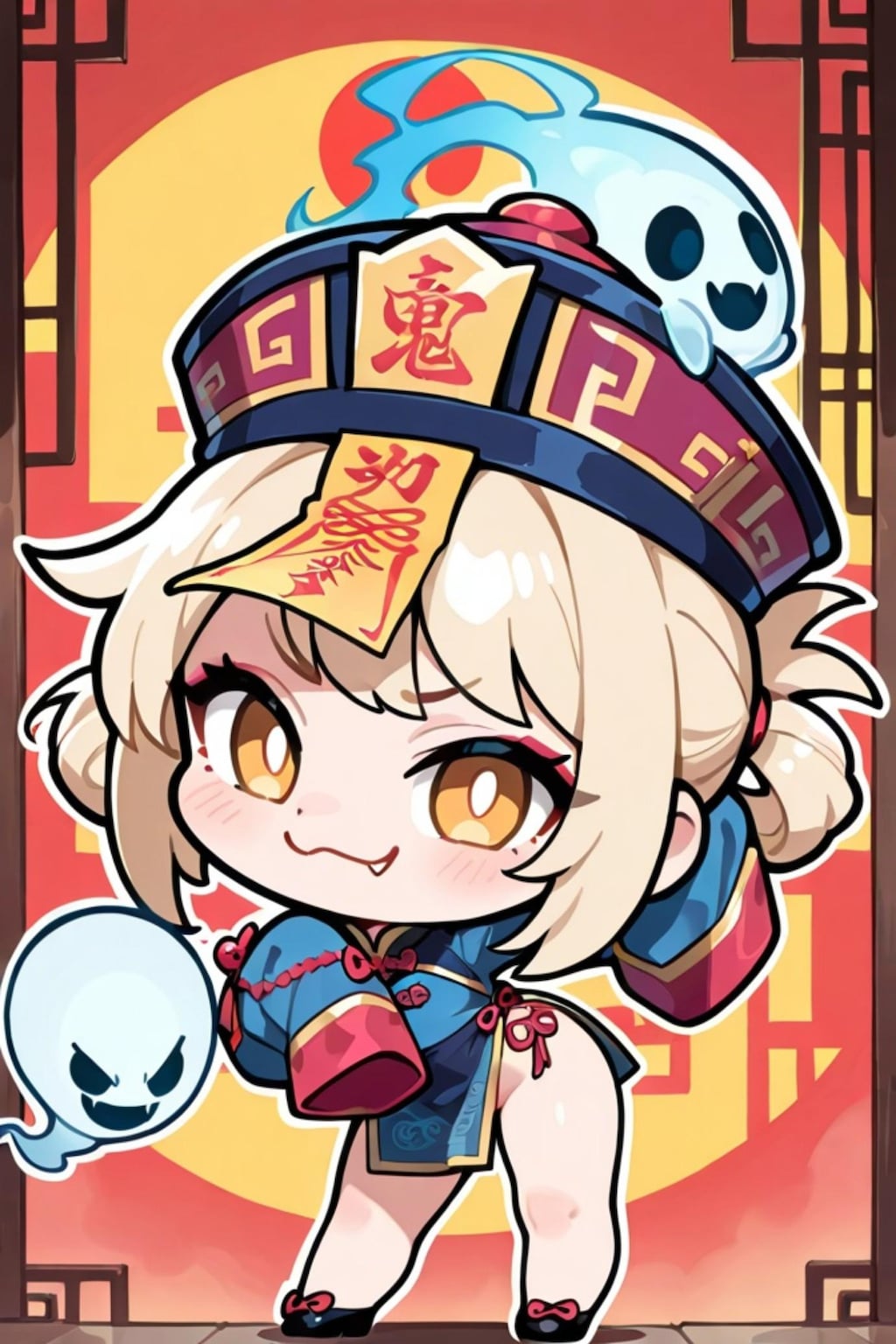 金髪のキョンシーちゃん