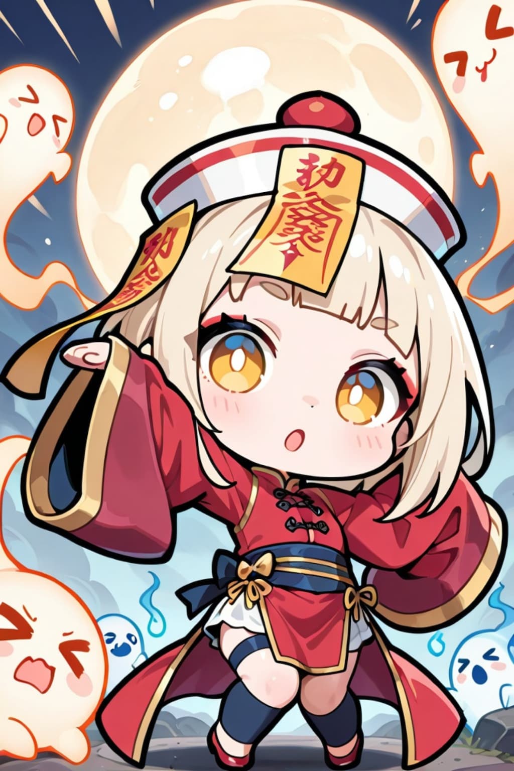 金髪のキョンシーちゃん