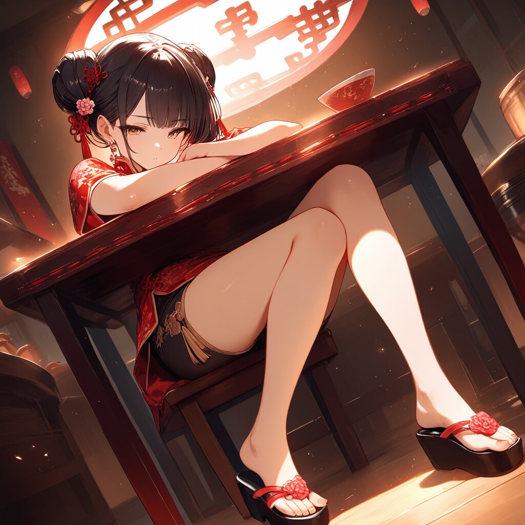 暇な中華娘ちゃん | の人気AIイラスト・グラビア