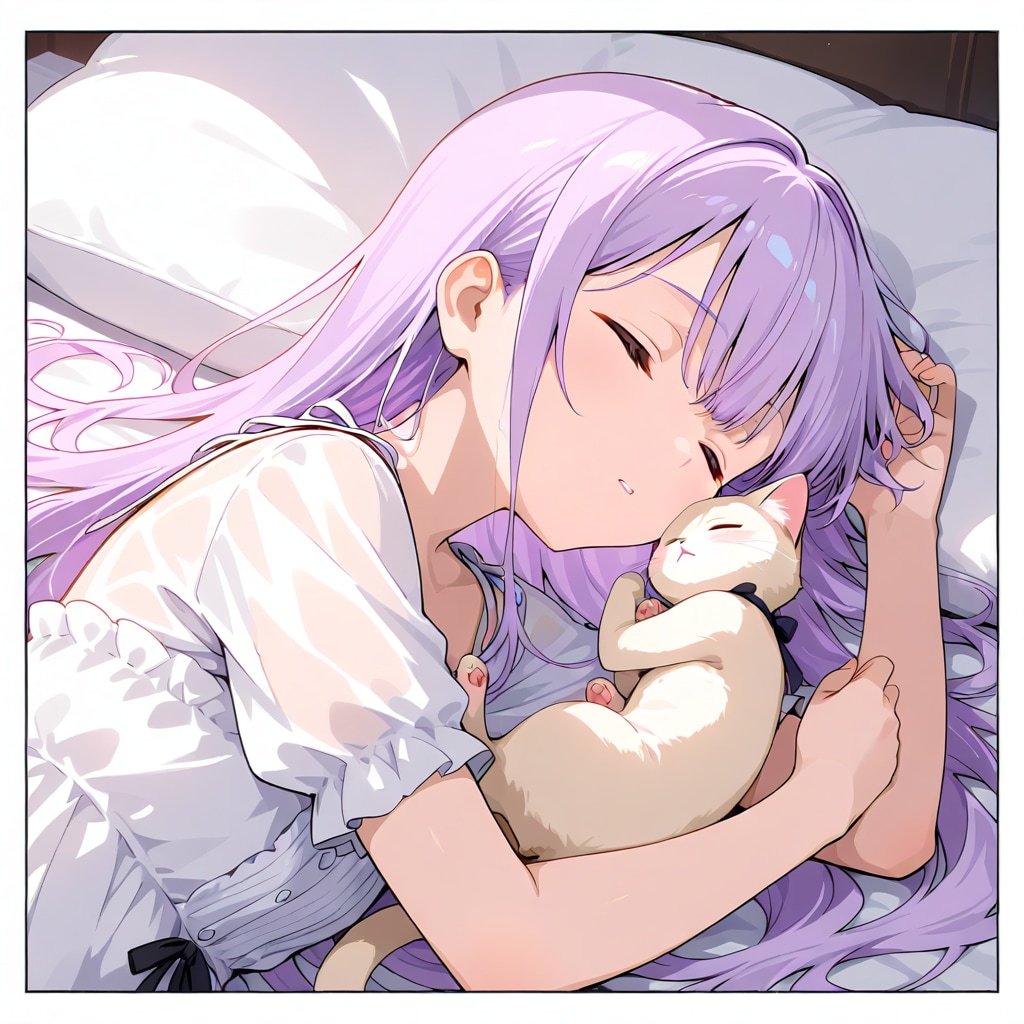 おやすみねこちゃん | の人気AIイラスト・グラビア