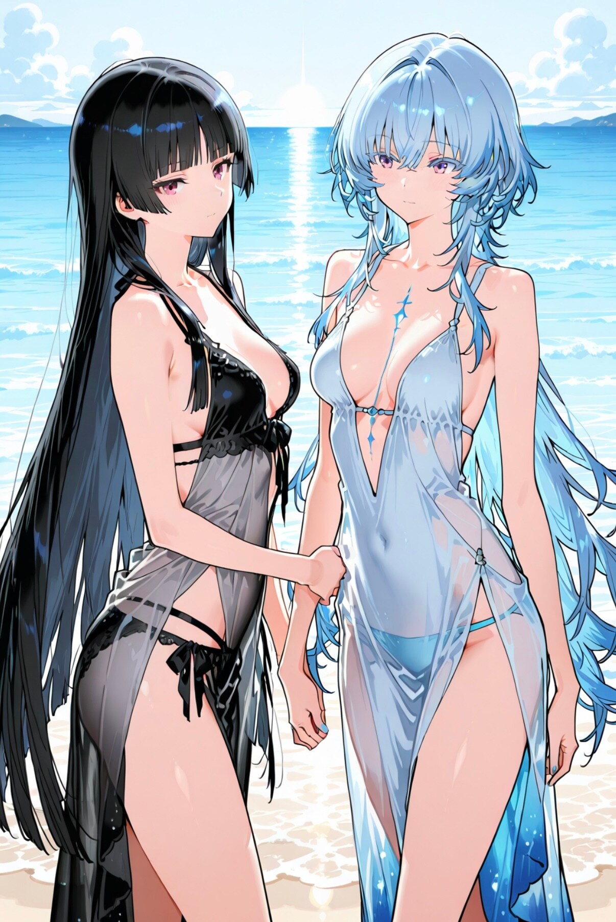 海デート