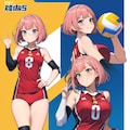 バレー女子　設定画っぽいモノ 6枚目
