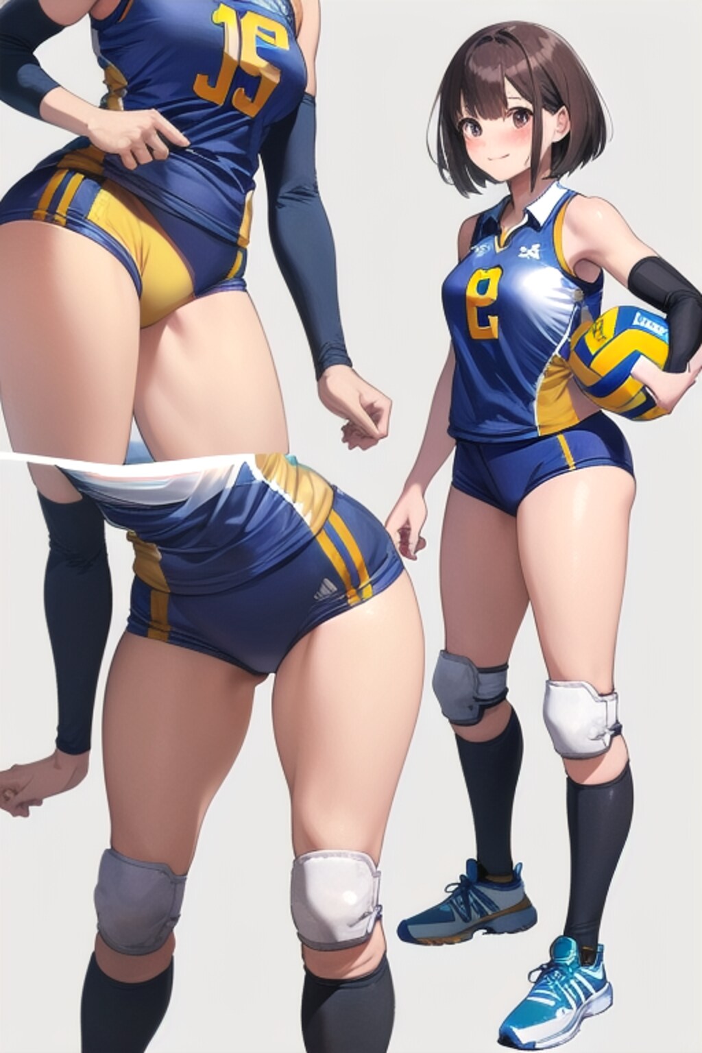 バレー女子　設定画っぽいモノ