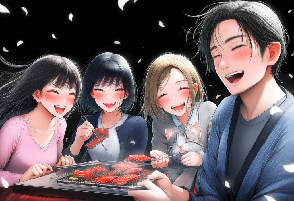 不気味系女子の服部家の食卓
