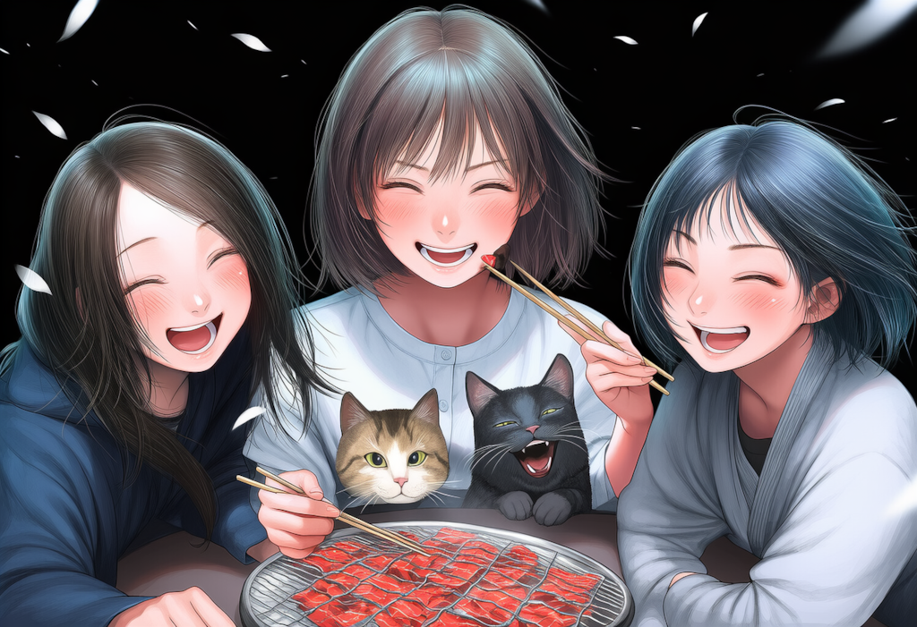 不気味系女子の服部家の食卓