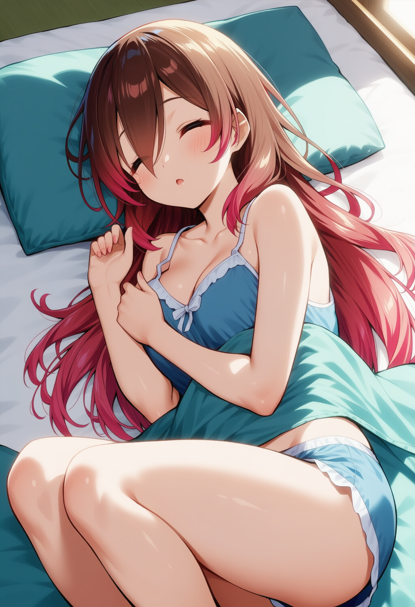 あと5分・・・Zzzz（ロボ子さん）