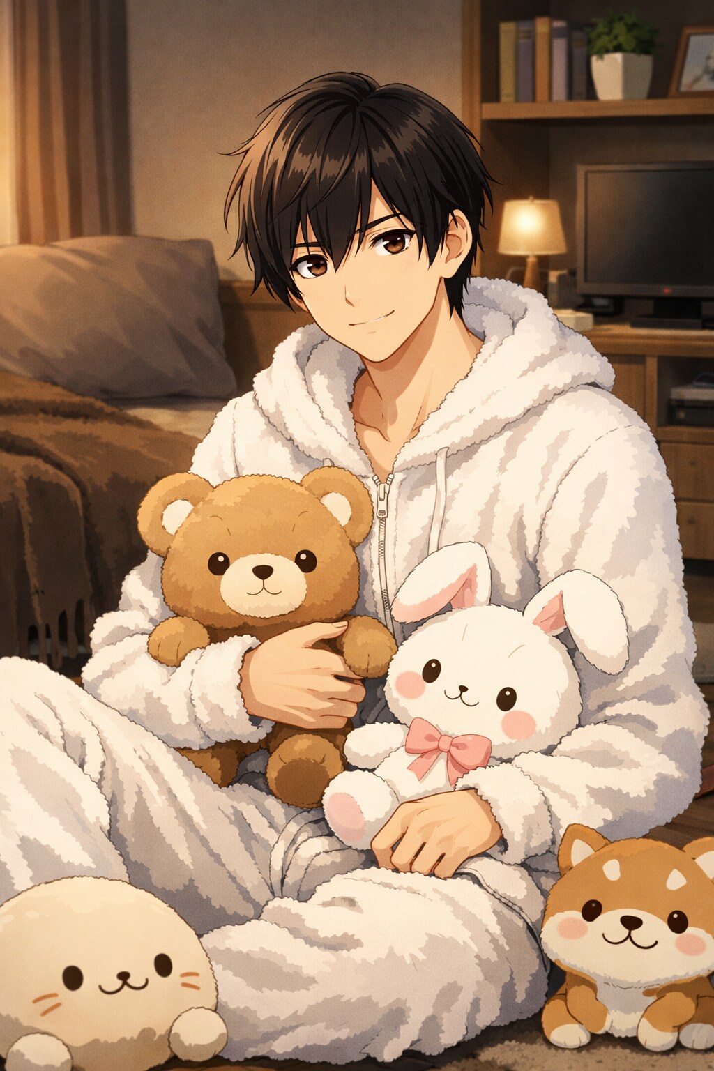 ぬいぐるみ男子 | の人気AIイラスト・グラビア