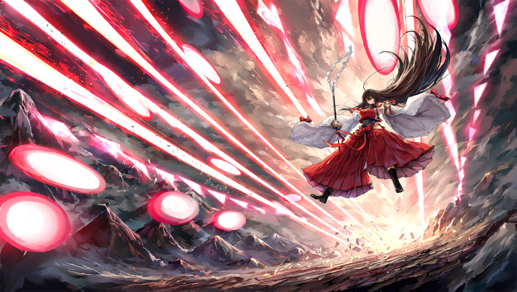 V5　東方　先代巫女　弾幕