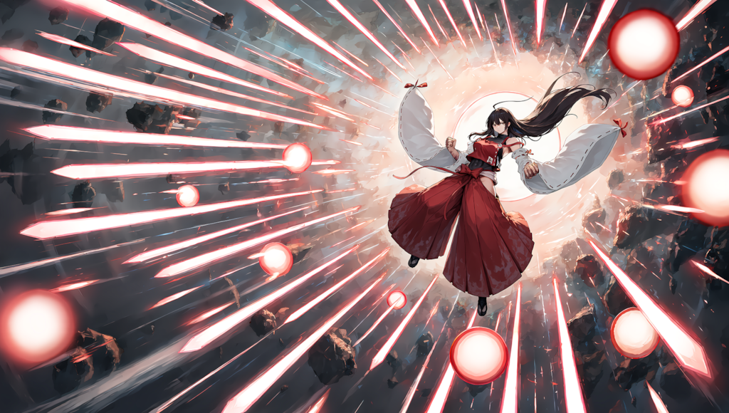 V5　東方　先代巫女　弾幕