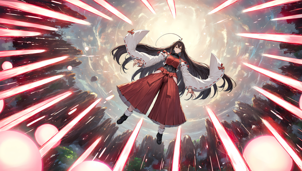 V5　東方　先代巫女　弾幕