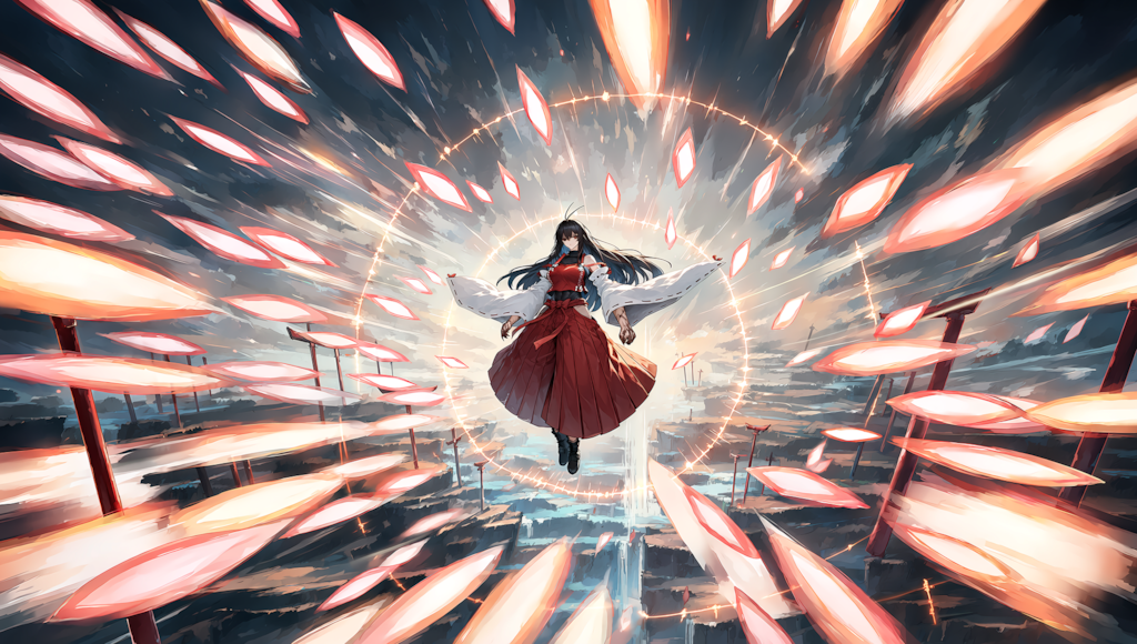 V5　東方　先代巫女　弾幕