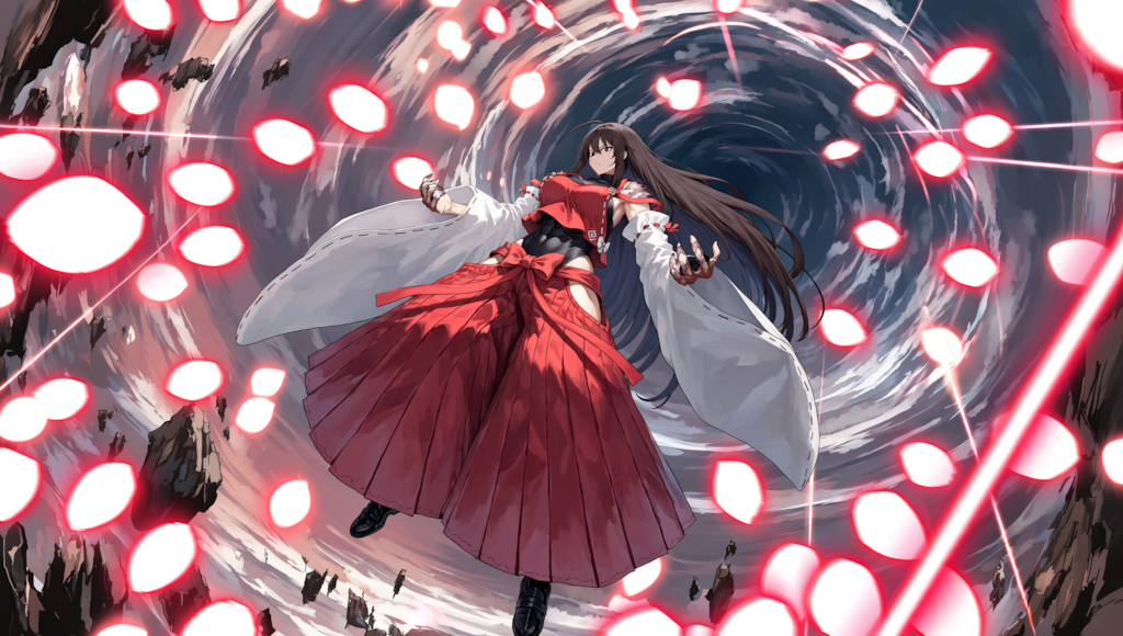 V5　東方　先代巫女　弾幕