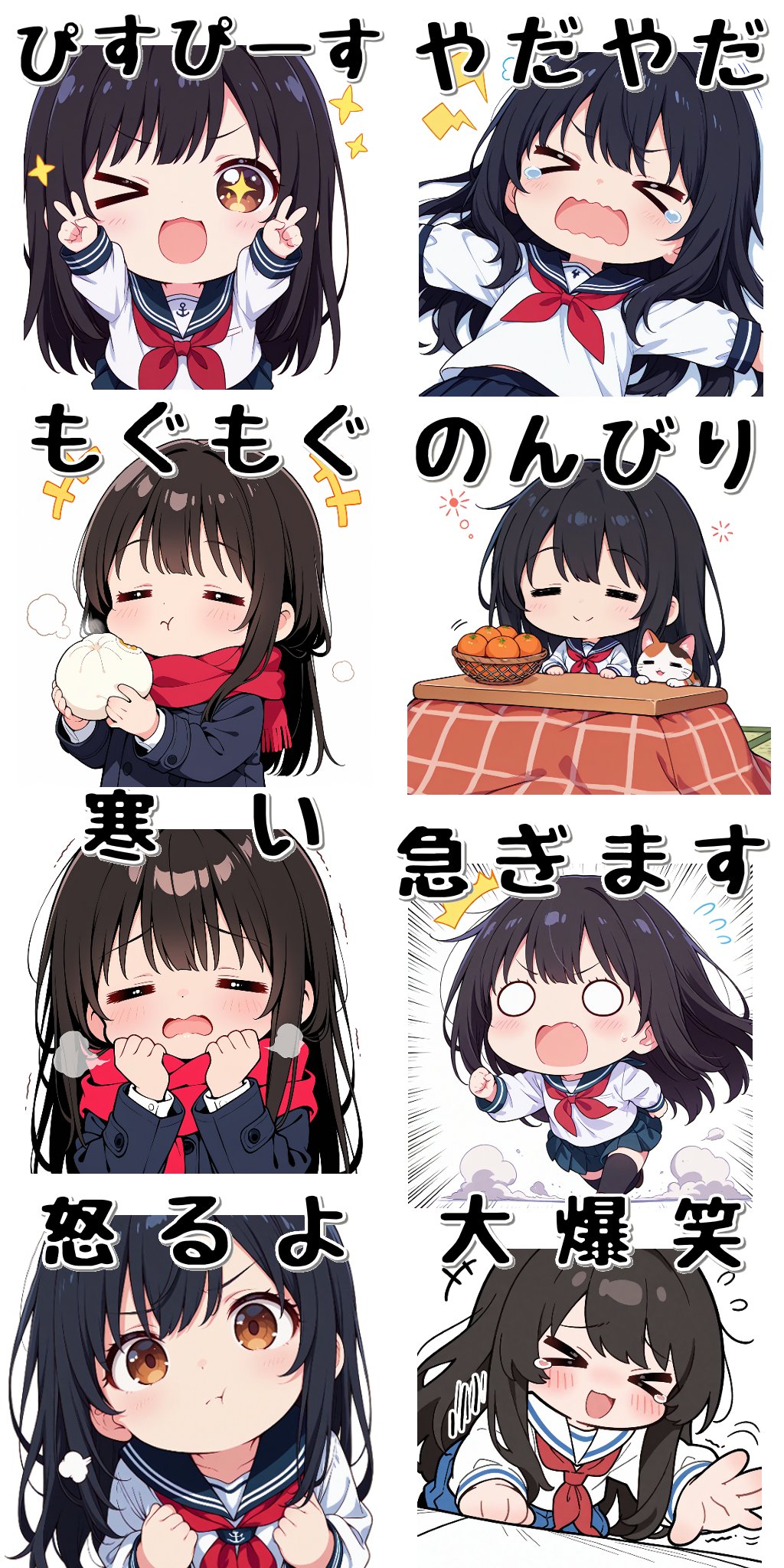 【感謝】自分用スタンプ作ってみました【報告】 | の人気AIイラスト・グラビア