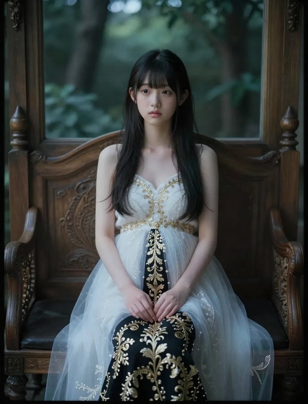 豪華なドレス