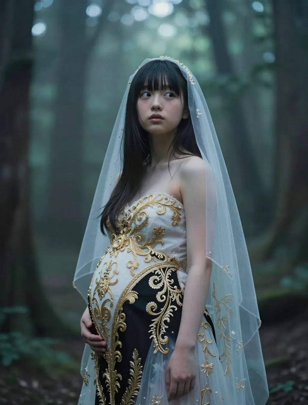 豪華なドレス