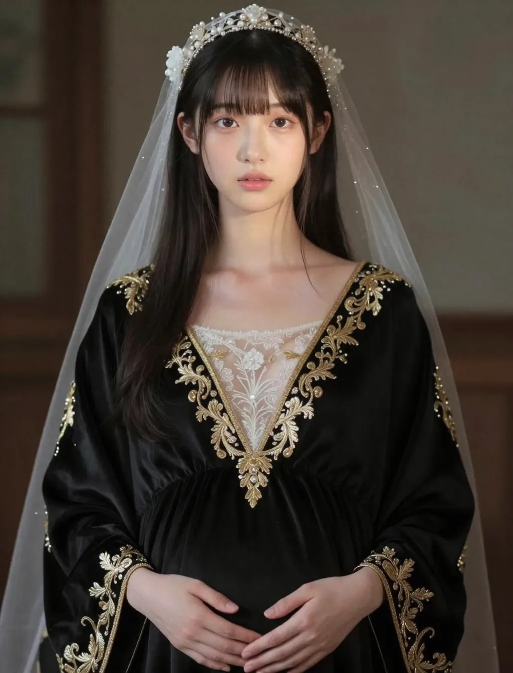 豪華なドレス