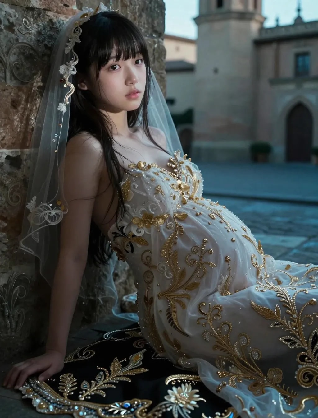 豪華なドレス
