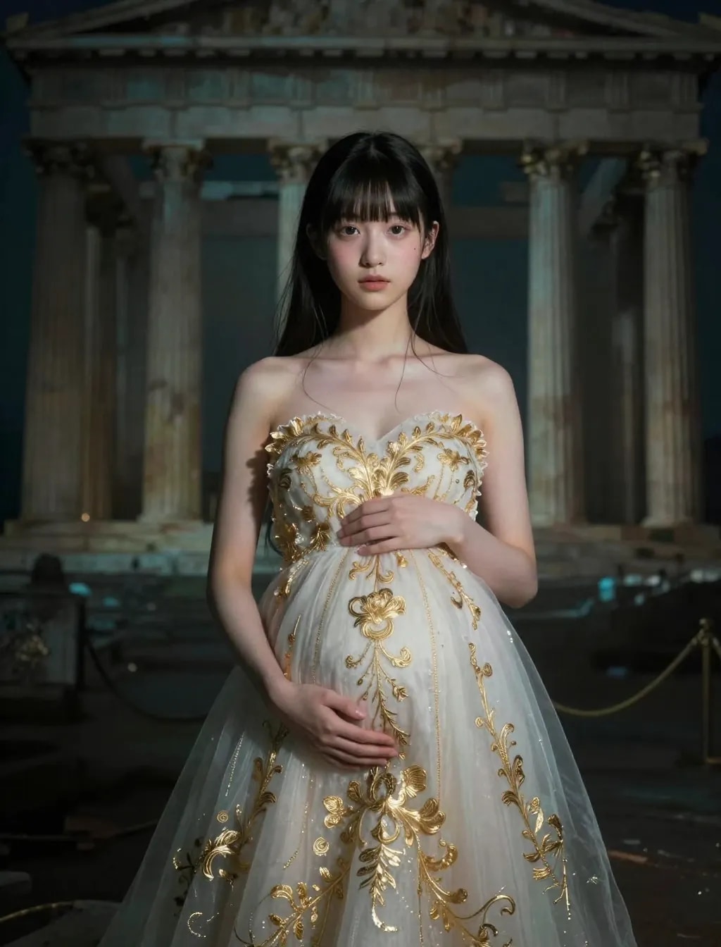 豪華なドレス