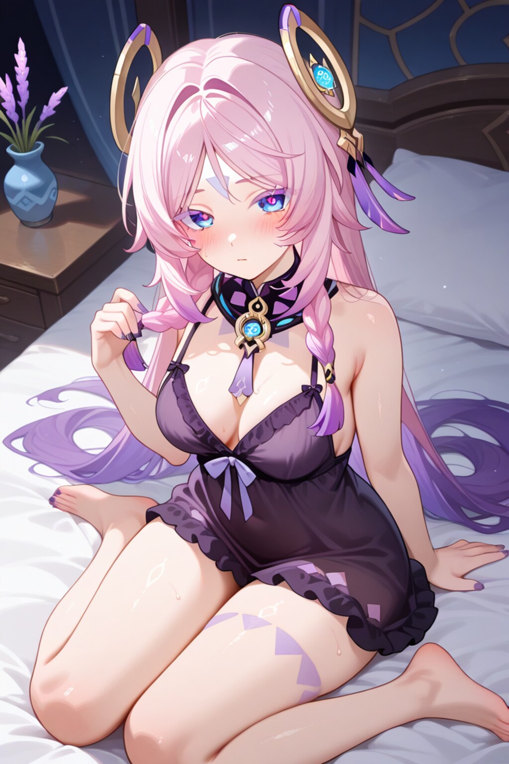 「旅人...一緒に寝る？」